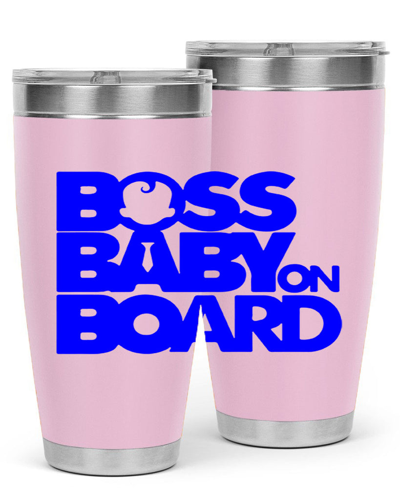 Boss Baby On Board 2#- black words phrases- Cotton Tank