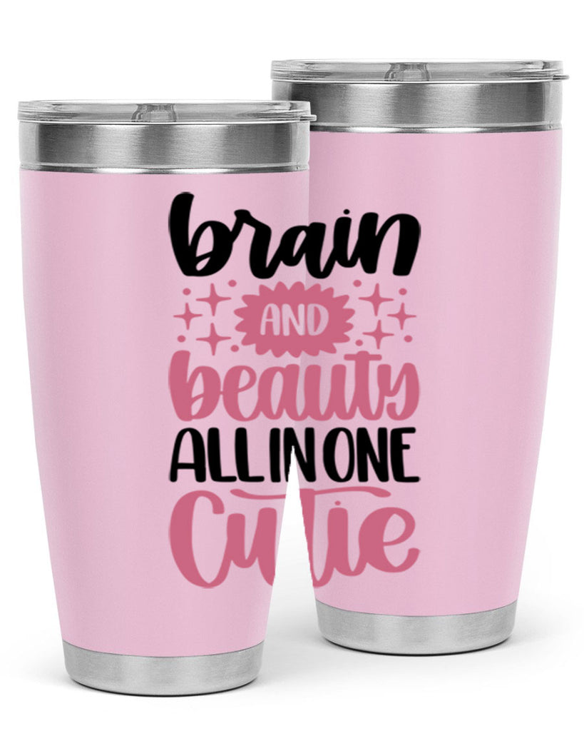 Brain And Beauty All In One Style 126#- make up- Tumbler