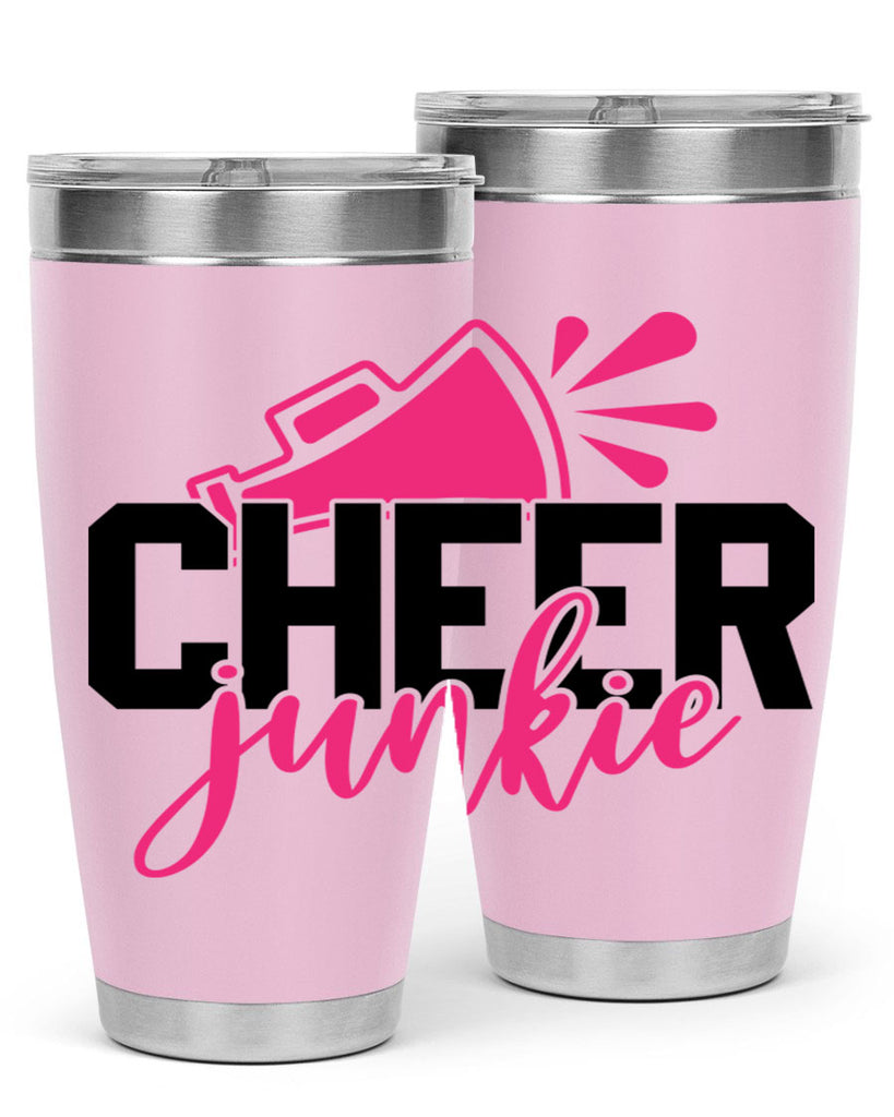 Cheer junkie 1390#- cheer- Tumbler