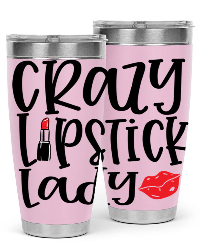 Crazy Lipstick Lady Style 240#- make up- Tumbler