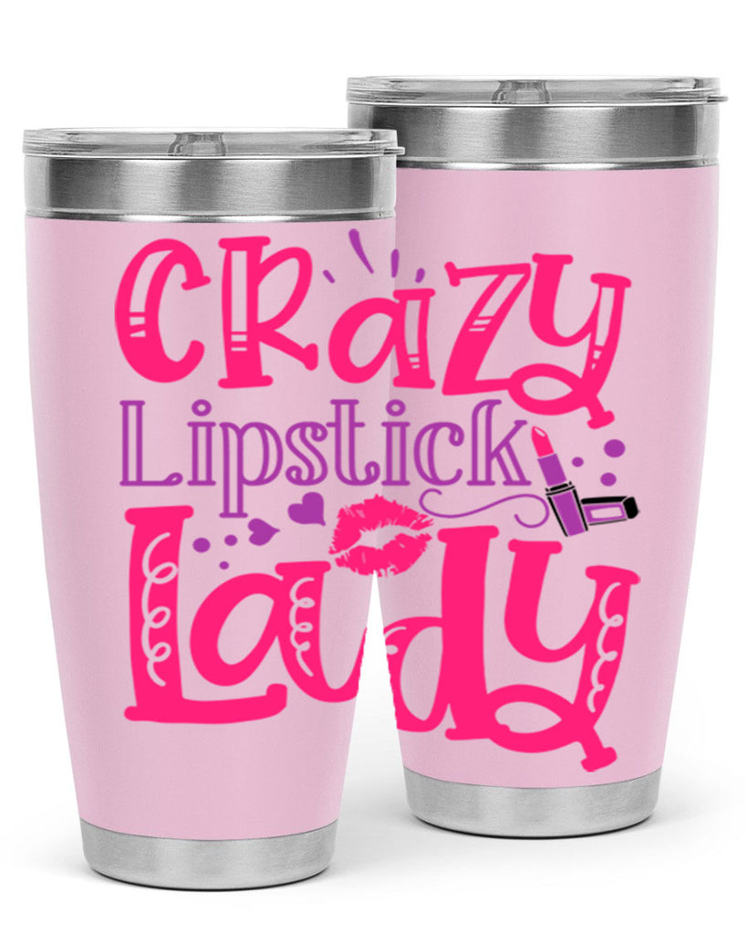 Crazy Lipstick Lady Style 241#- make up- Tumbler