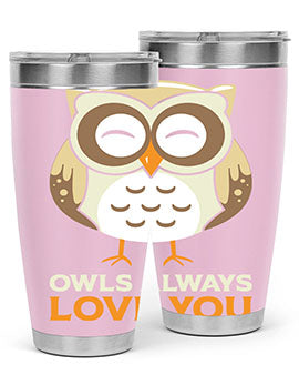 Cute Owl Always Love You A TurtleRabbit 3#- owl- Tumblers