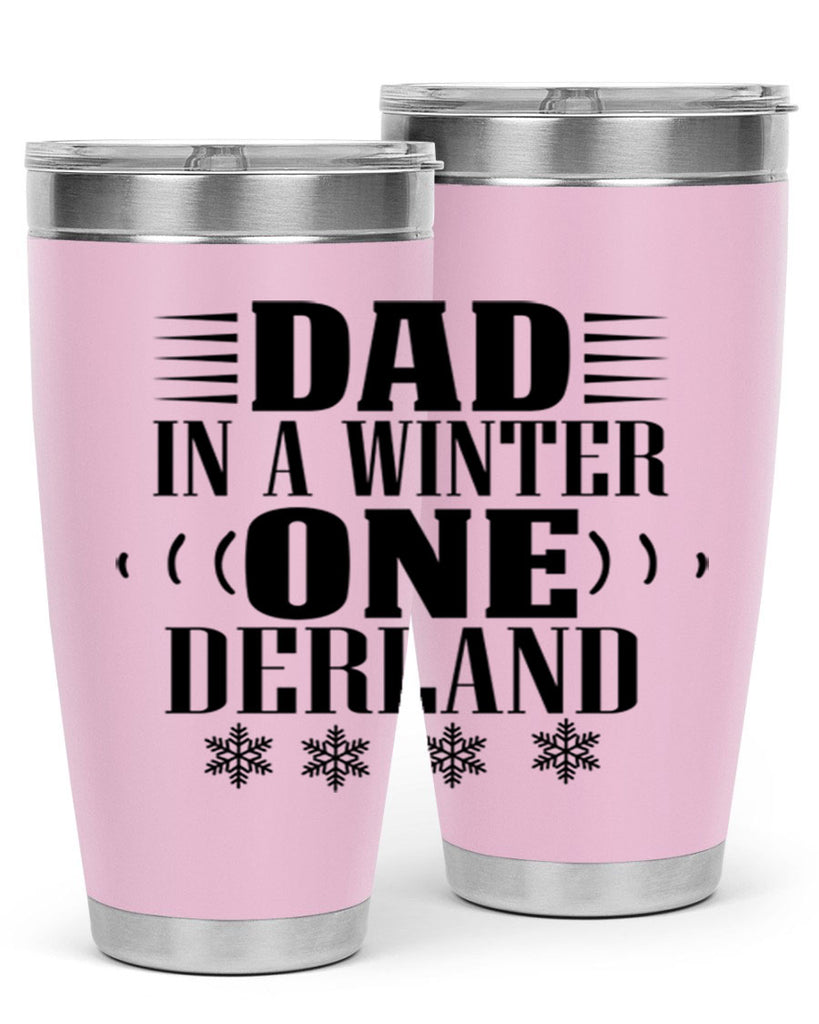 DAD IN A WINTER ONE DERLAND 91#- winter- Tumbler
