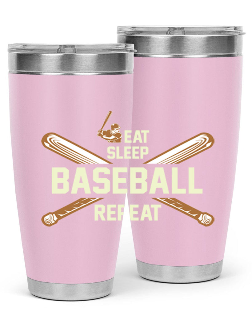 Eat 1285#- baseball- Tumbler