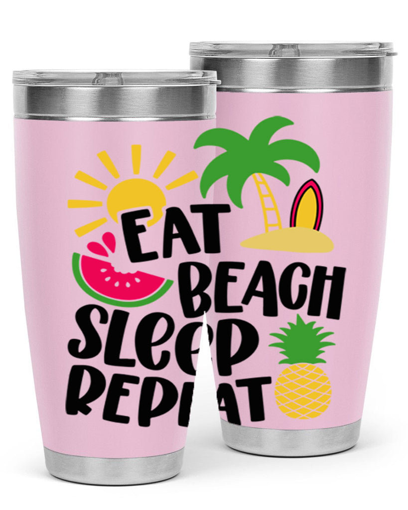Eat Beach Sleep Repeat Style 47#- summer- Tumbler