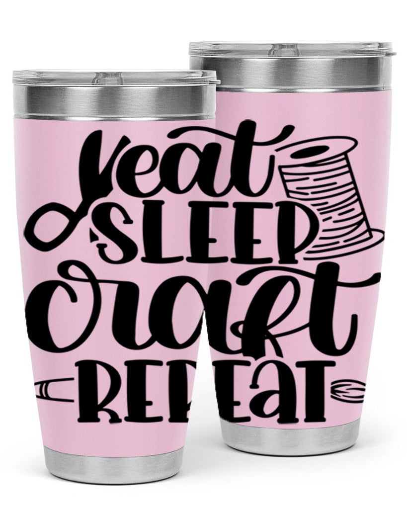 Eat Sleep Craft Repeat 29#- crafting- Tumbler