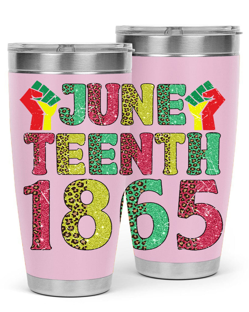 Fist Juneteenth Since 1865 Design Png 10#- Juneteenth- tumbler