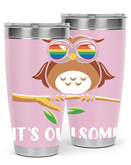 Funny Owl Gift Im Owlsome A TurtleRabbit 7#- owl- Tumblers