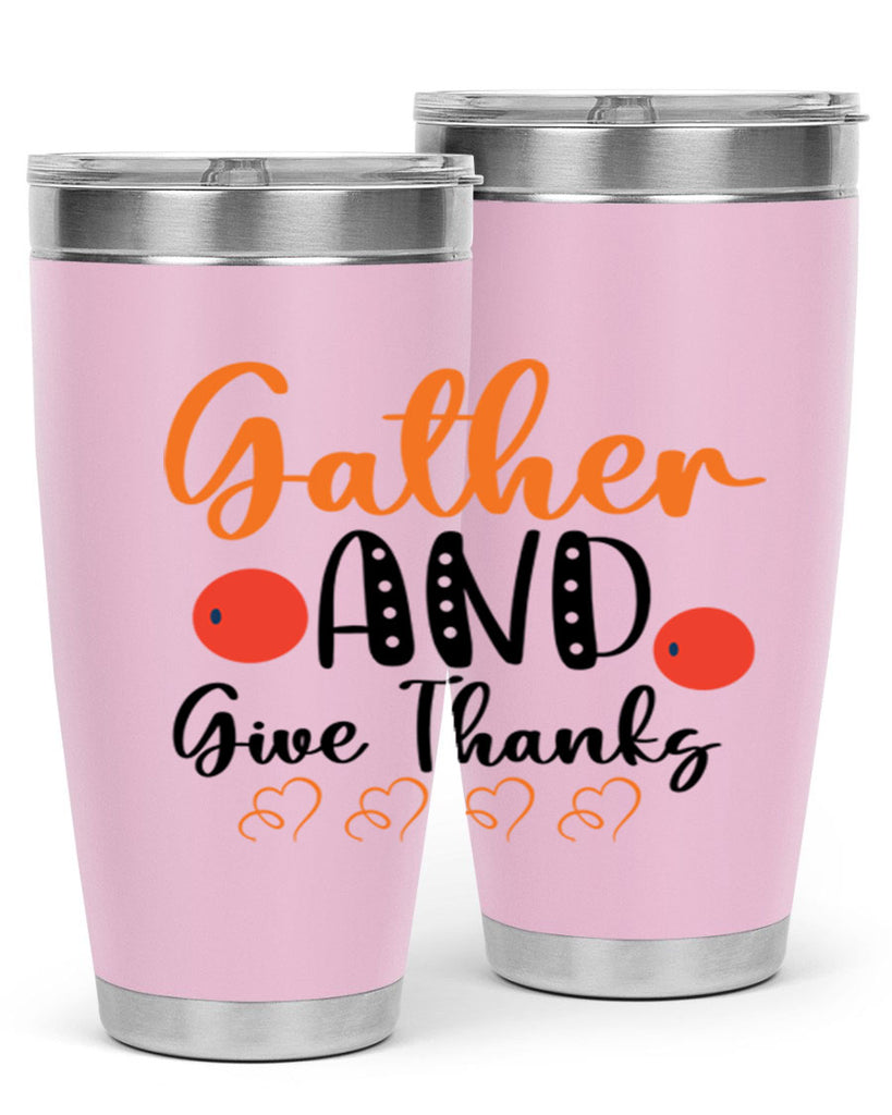 Gather And Give Thanks 188#- fall- Tumbler