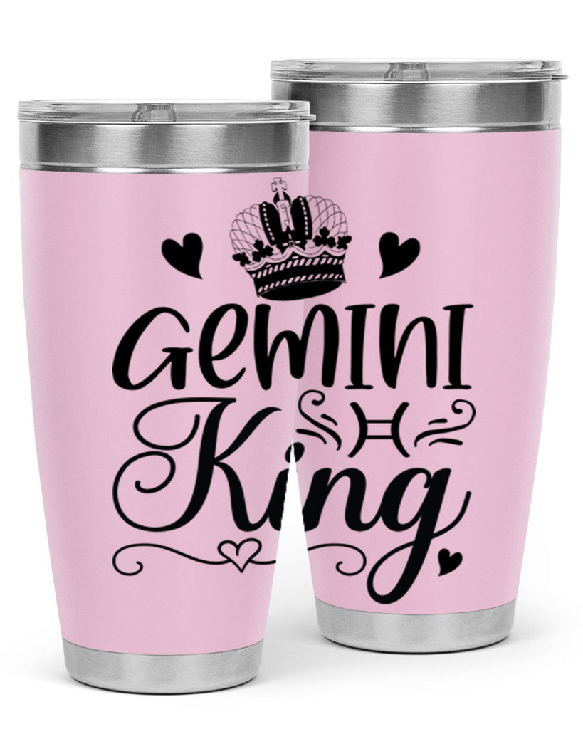Gemini king 228#- zodiac- Tumbler