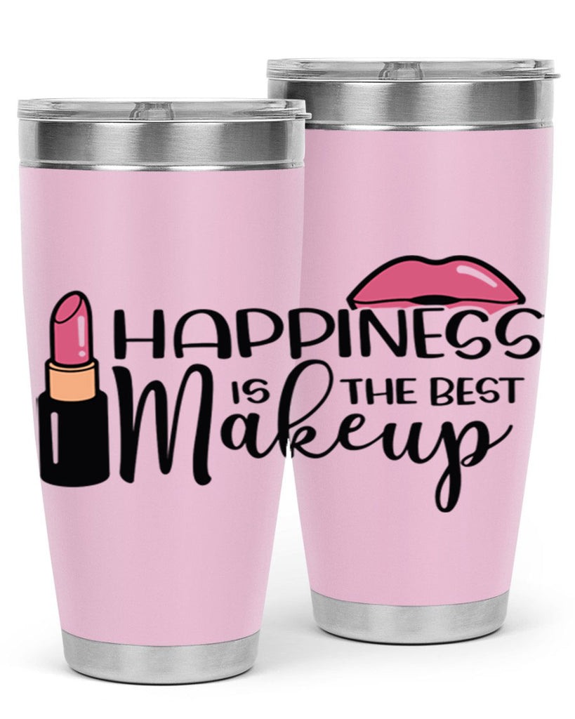 Happiness Is The Best Makeup Style 93#- make up- Tumbler