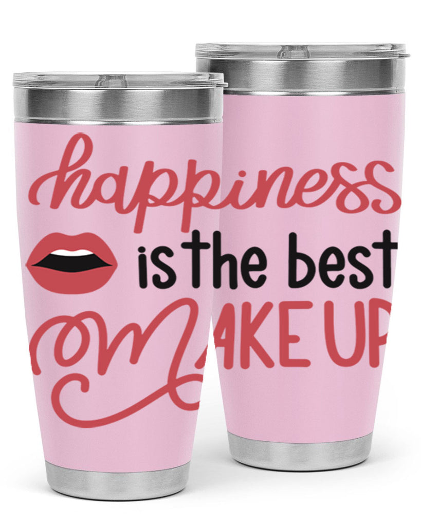 Happiness is the Best Makeup Style 94#- make up- Tumbler