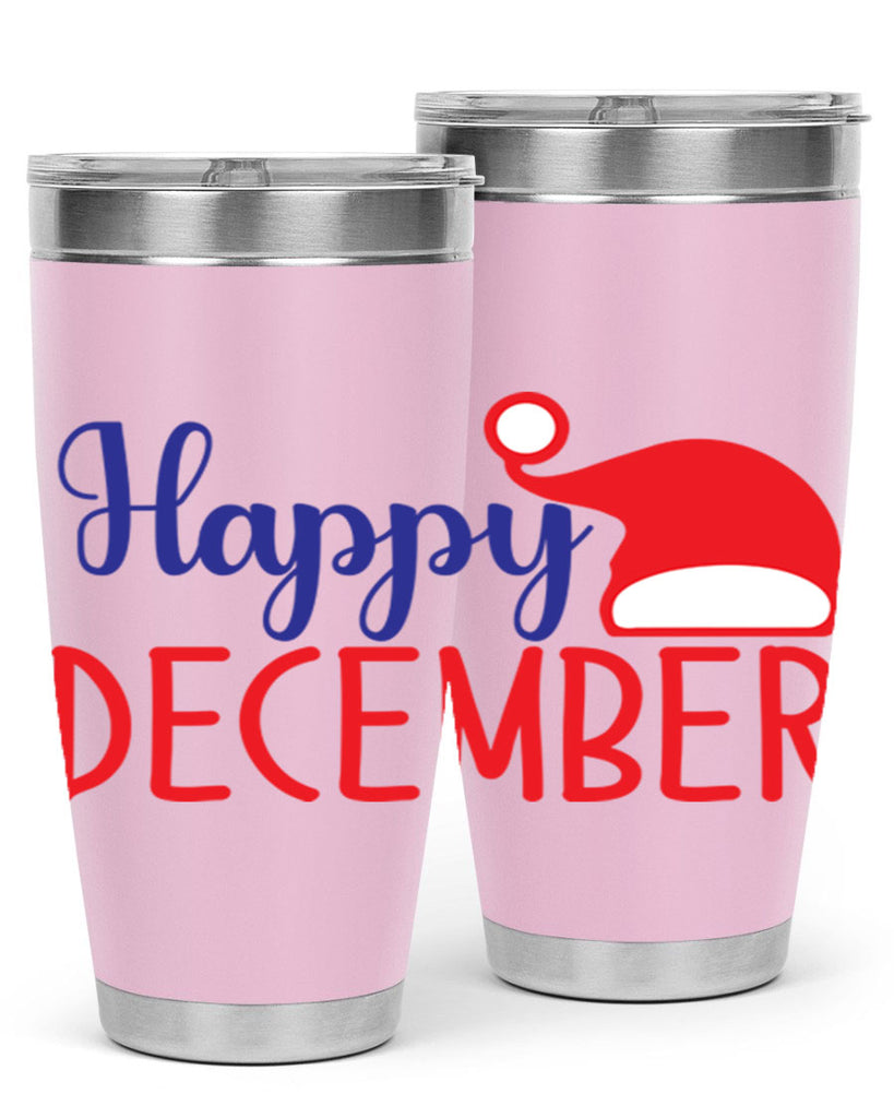 Happy December 135#- winter- Tumbler
