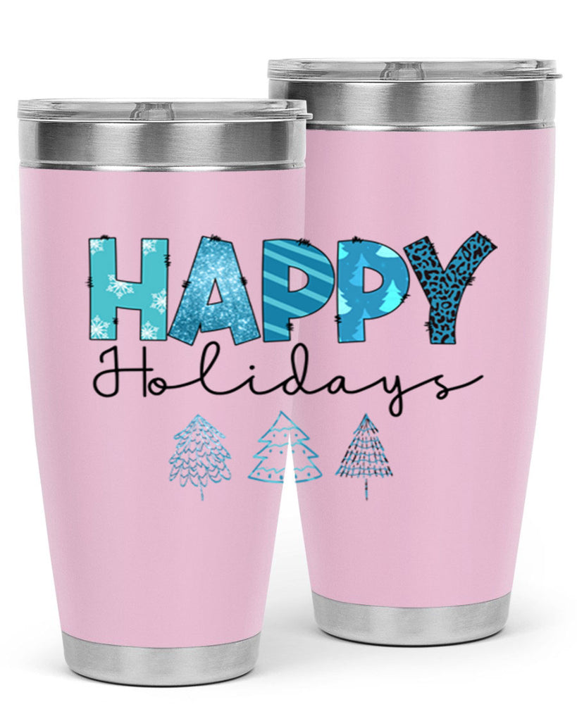 Happy Holidays 140#- winter- Tumbler