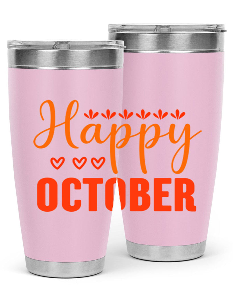 Happy October Design 237#- fall- Tumbler