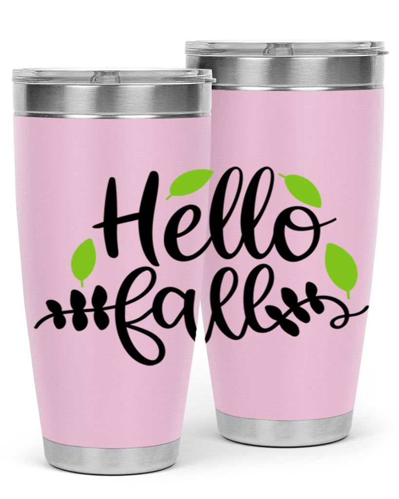 Hello Fall 283#- fall- Tumbler
