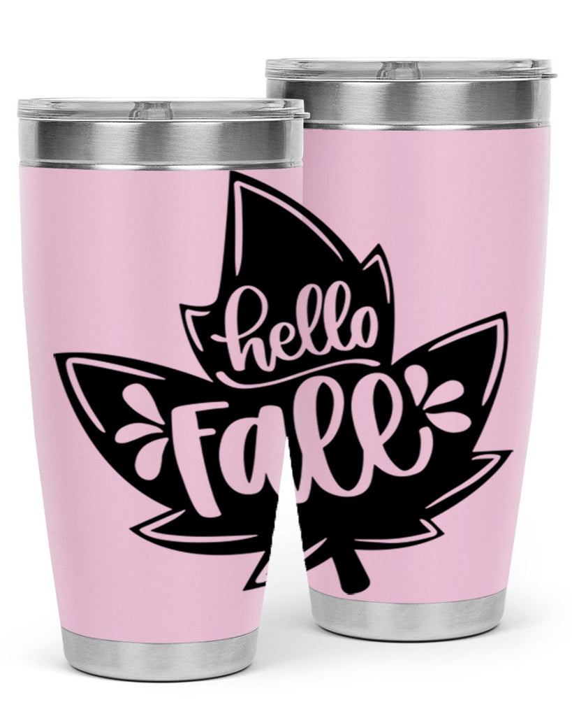 Hello Fall 494#- fall- Tumbler