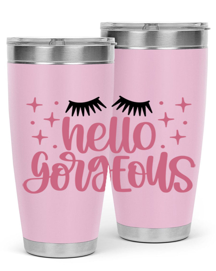 Hello Gorgeous Style 89#- make up- Tumbler