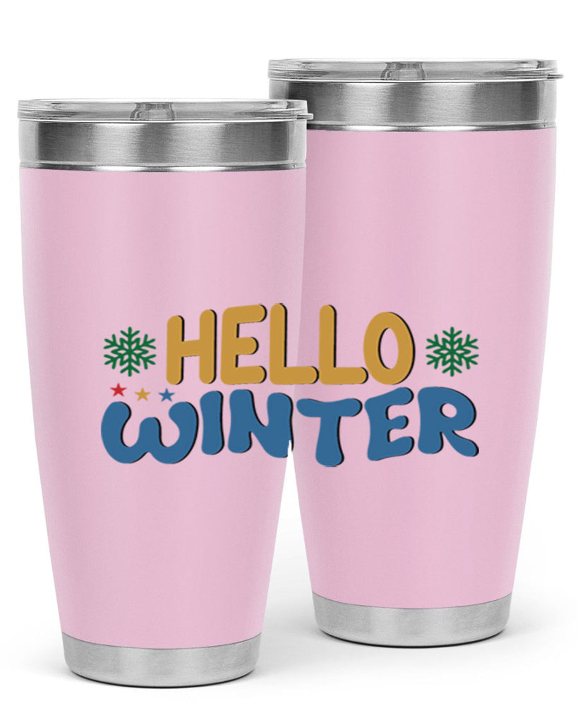 Hello Winter 181#- winter- Tumbler