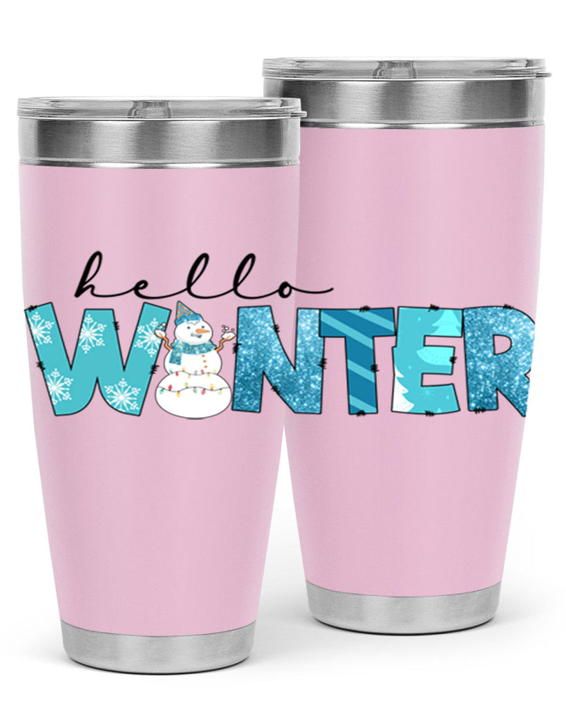 Hello Winter 188#- winter- Tumbler