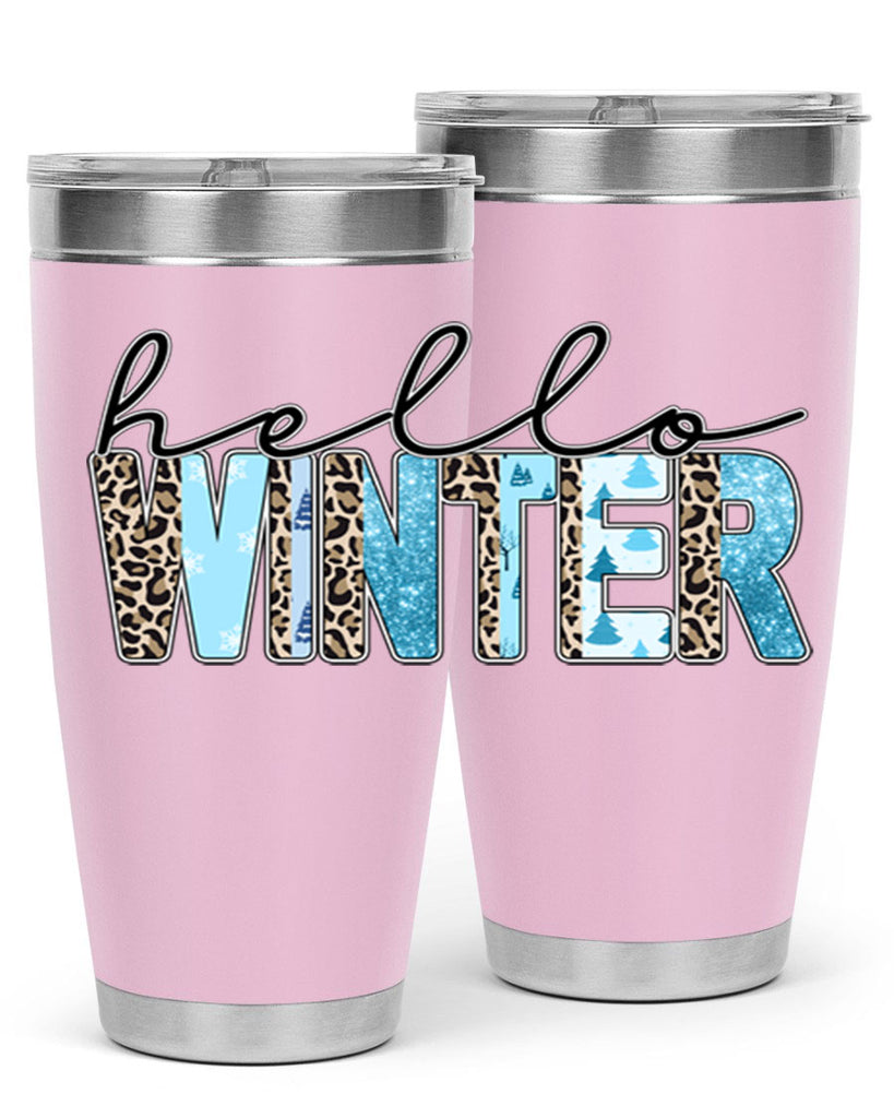 Hello Winter 189#- winter- Tumbler