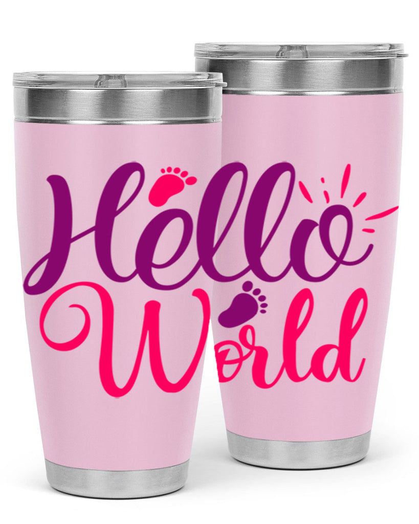Hello World Style 260#- baby- tumbler