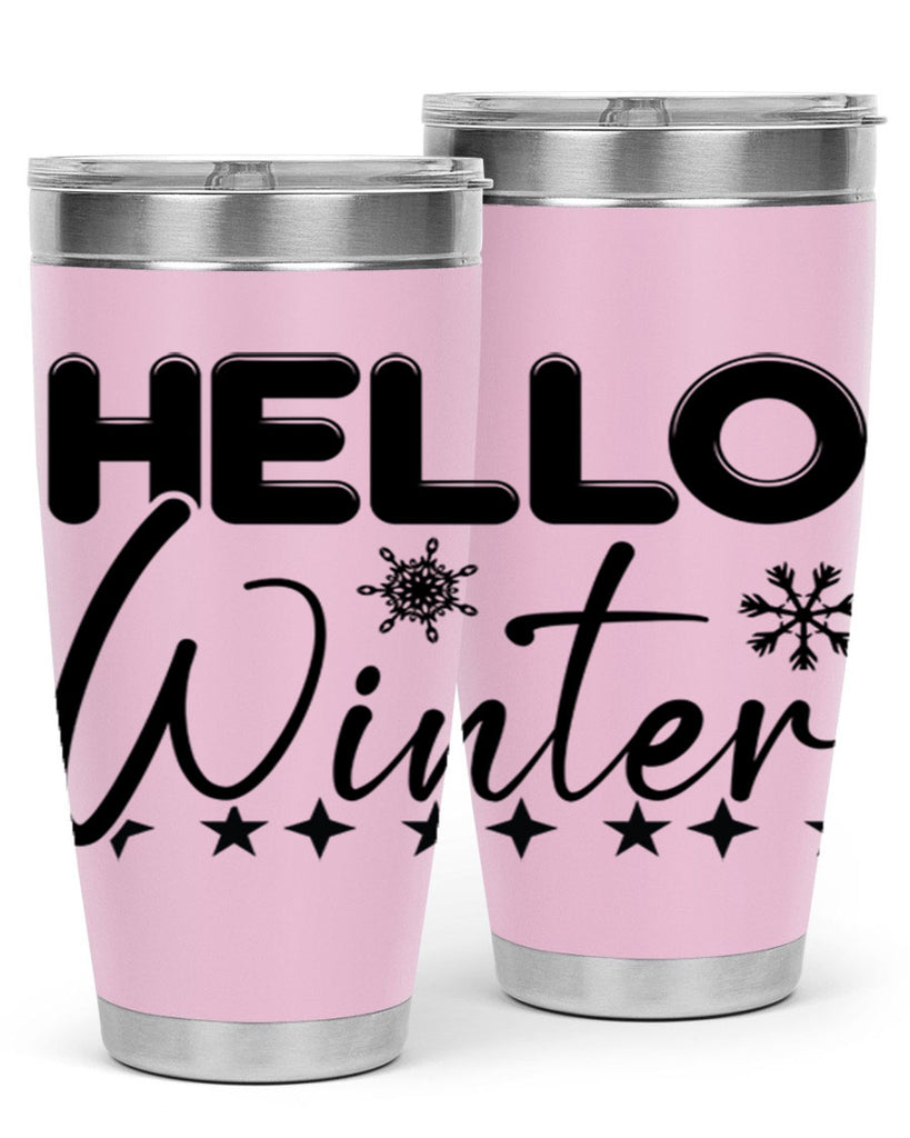 Hello winter 183#- winter- Tumbler