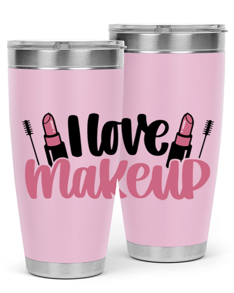 I Love Makeup Style 80#- make up- Tumbler