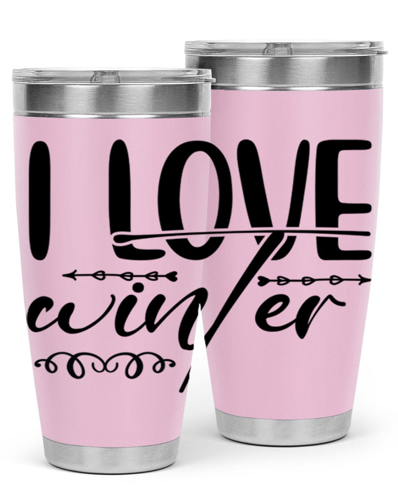 I love winter 243#- winter- Tumbler