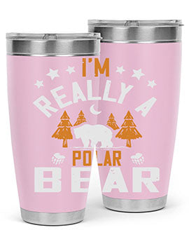 I'm really a polar bear 17#- Bears- Tumbler
