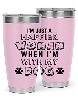 Im Just A Style 39#- dog- Tumbler