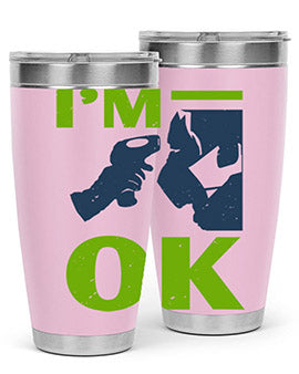 Im ok Style 30#- corona virus- Tumbler