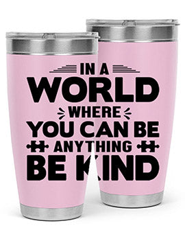 In a world Style 48#- autism- Tumbler