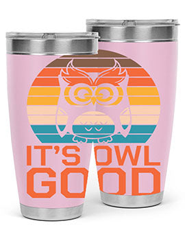 Its Owl Good Retro Owl A TurtleRabbit 10#- owl- Tumblers