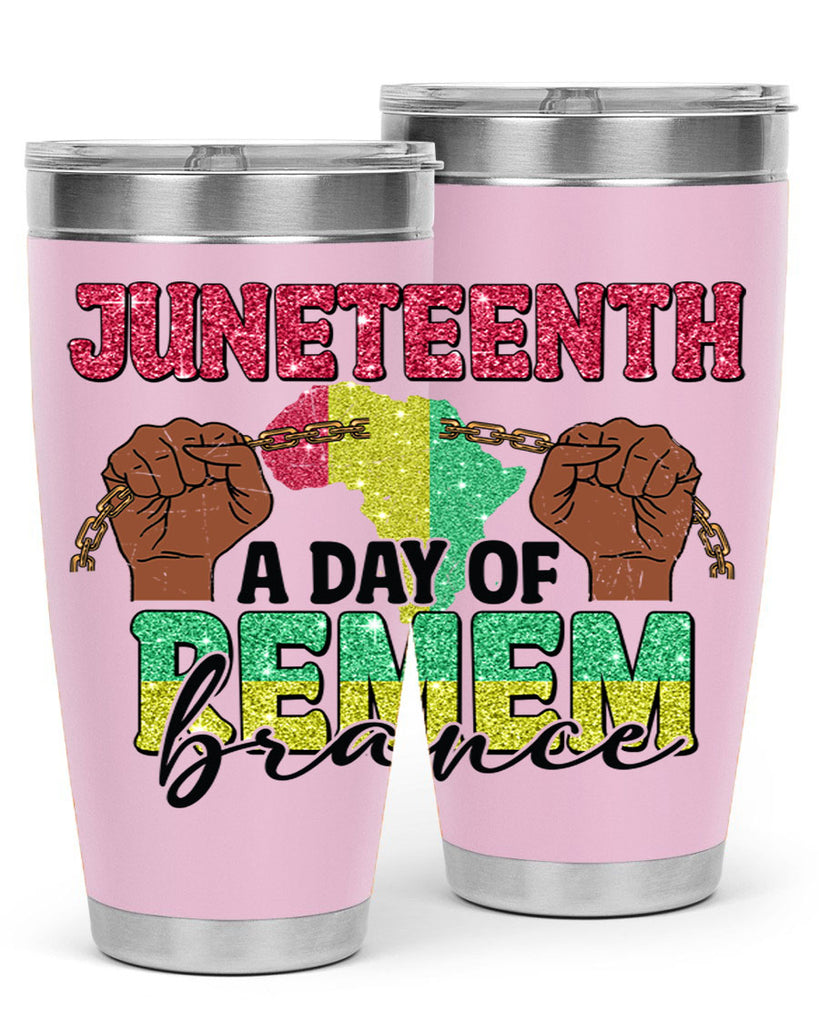 Juneteenth A Day Of Remembrance Png 9#- Juneteenth- tumbler