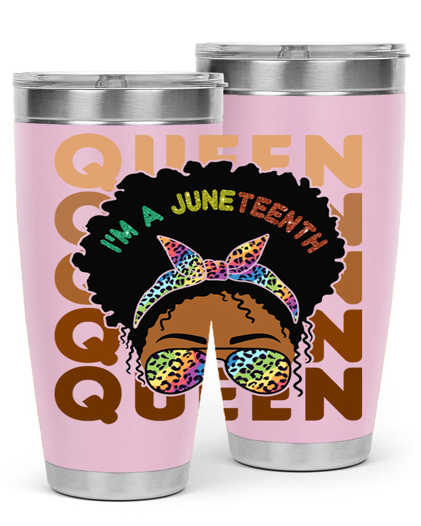 Juneteenth Queen Swag Black Melanin Png 26#- Juneteenth- tumbler