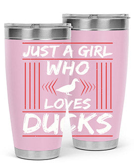 Just A Girl Who Loves Ducks Style 33#- duck- Tumbler