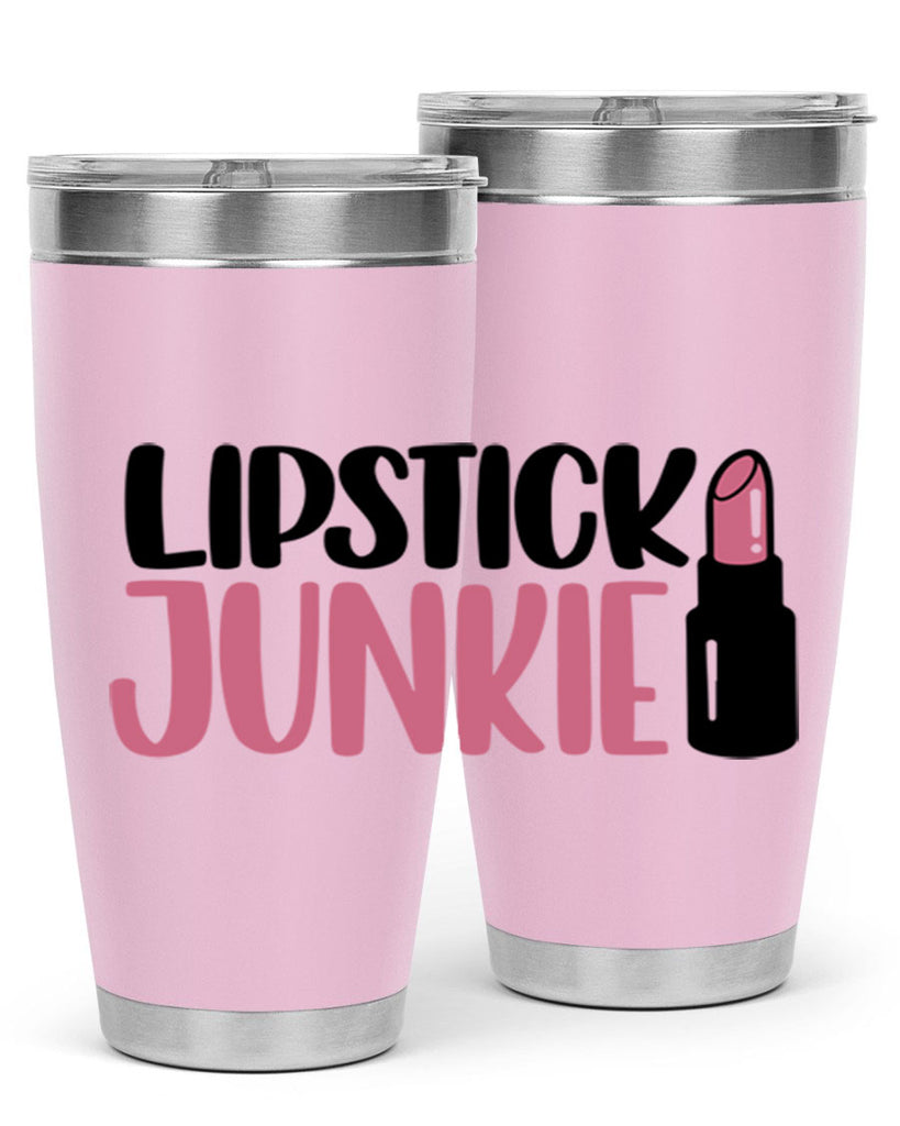 Lipstick Junkie Style 56#- make up- Tumbler