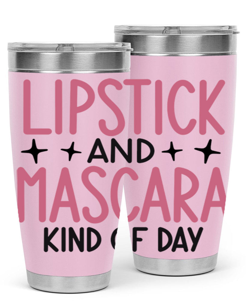 Lipstick and Mascara Kind of Day Style 57#- make up- Tumbler