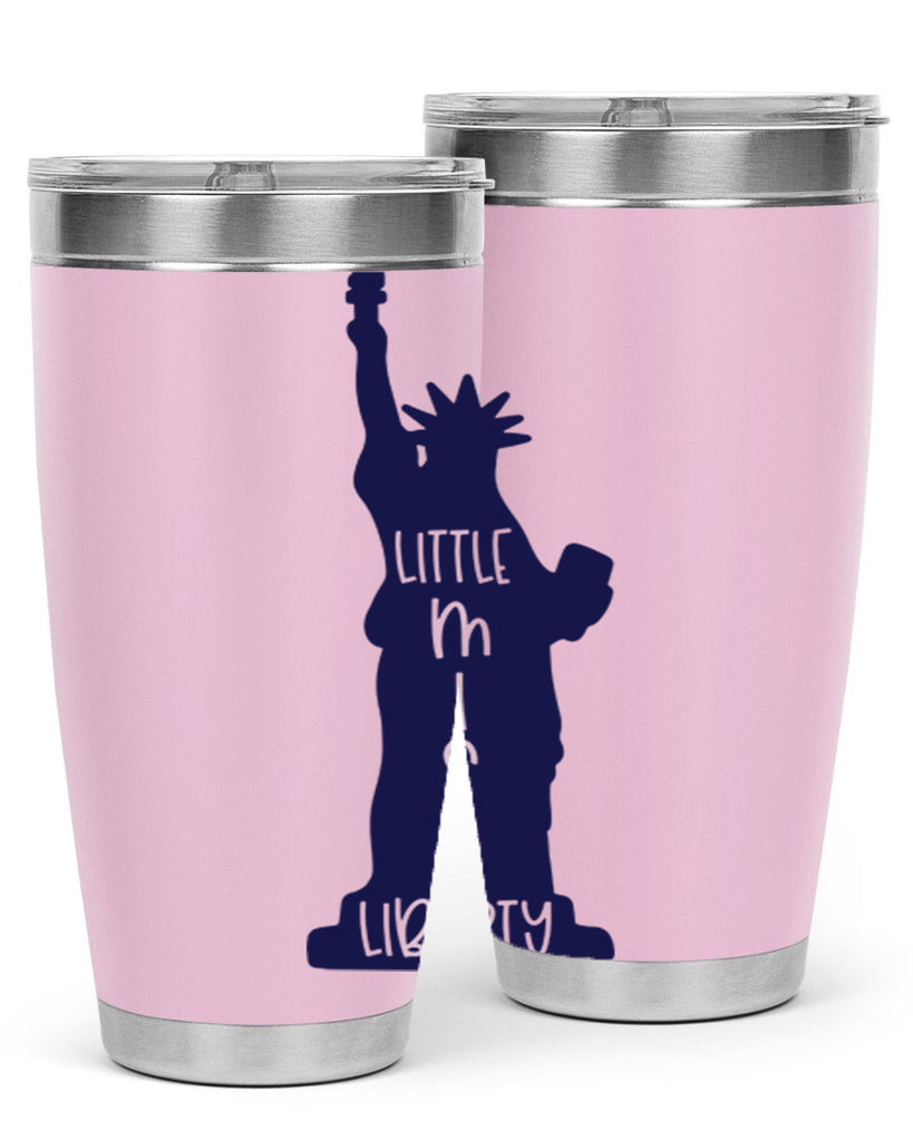 Little Miss Liberty Style 163#- Fourt Of July- Tumbler