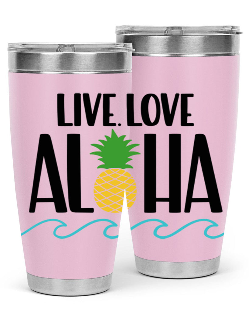 Live Love Aloha Style 30#- summer- Tumbler