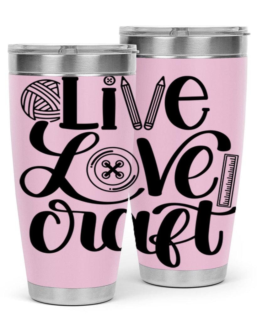 Live Love Craft 14#- crafting- Tumbler