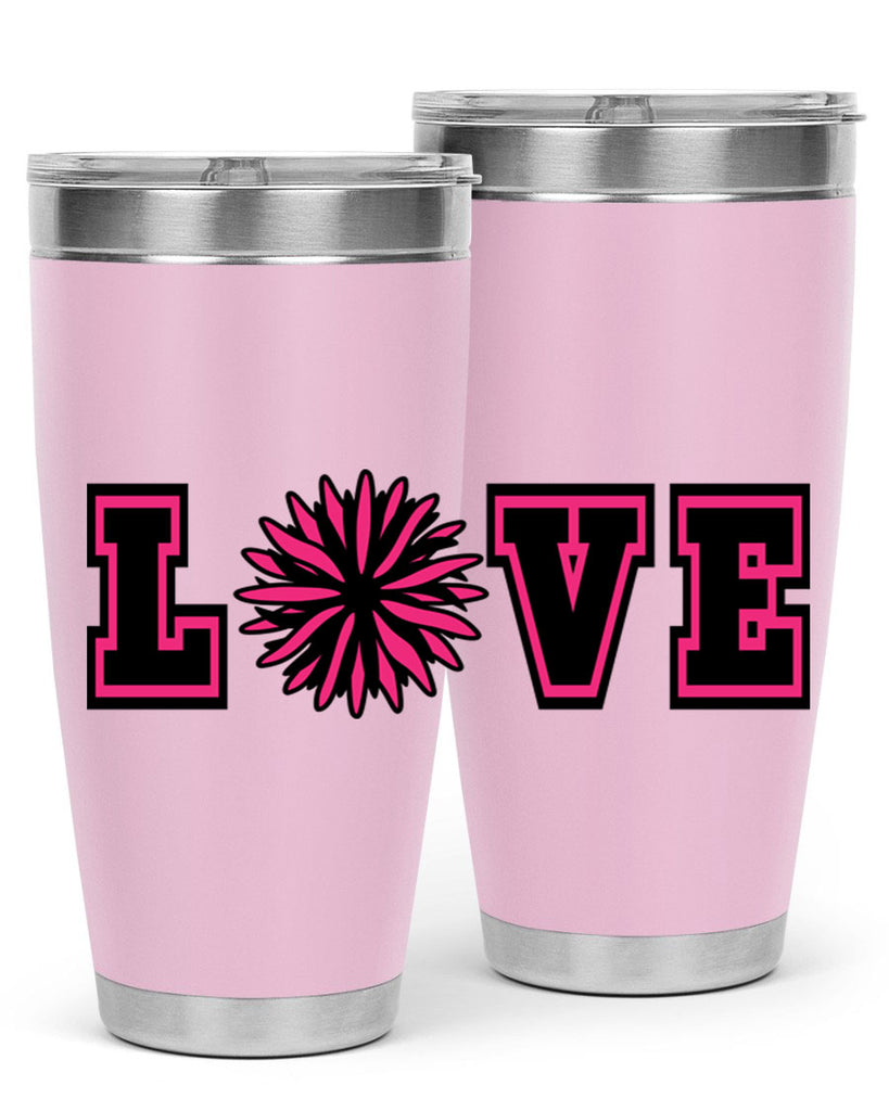 Love 694#- cheer- Tumbler