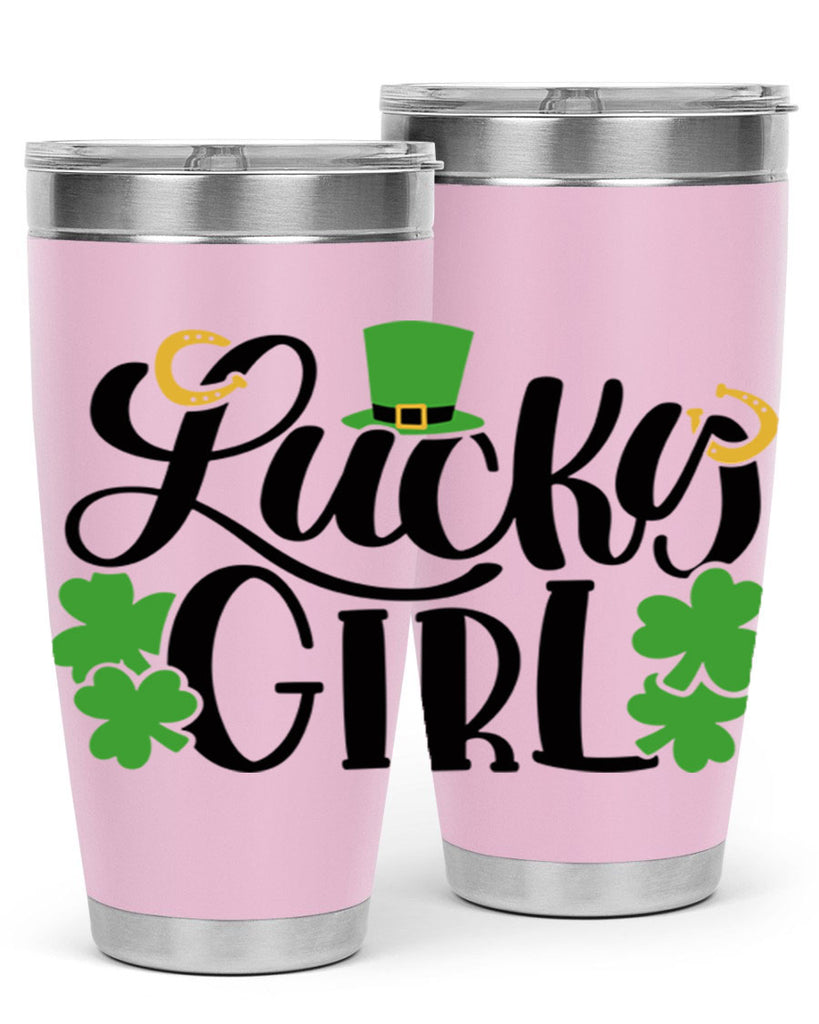 Lucky Girl Style 56#- St Patricks Day- Tumbler