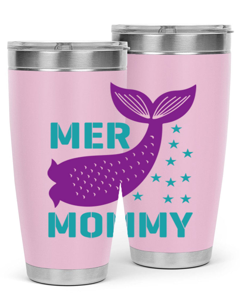 Mer Mommy 342#- mermaid- Tumbler