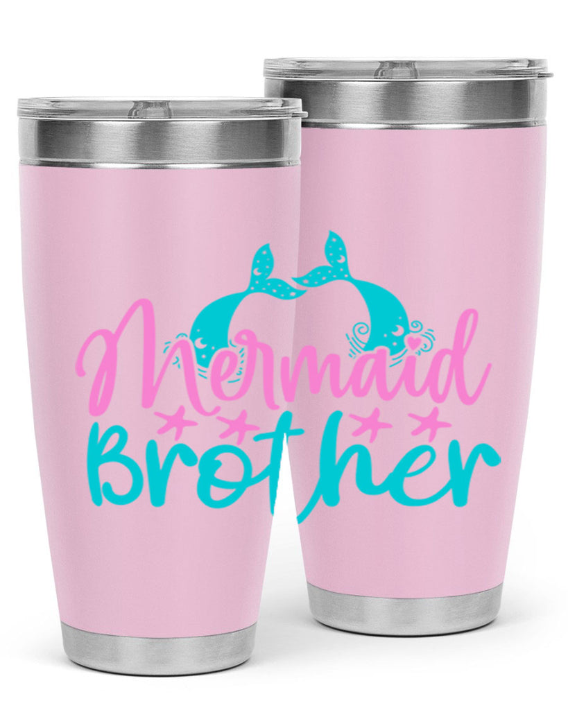 Mermaid Brother 354#- mermaid- Tumbler