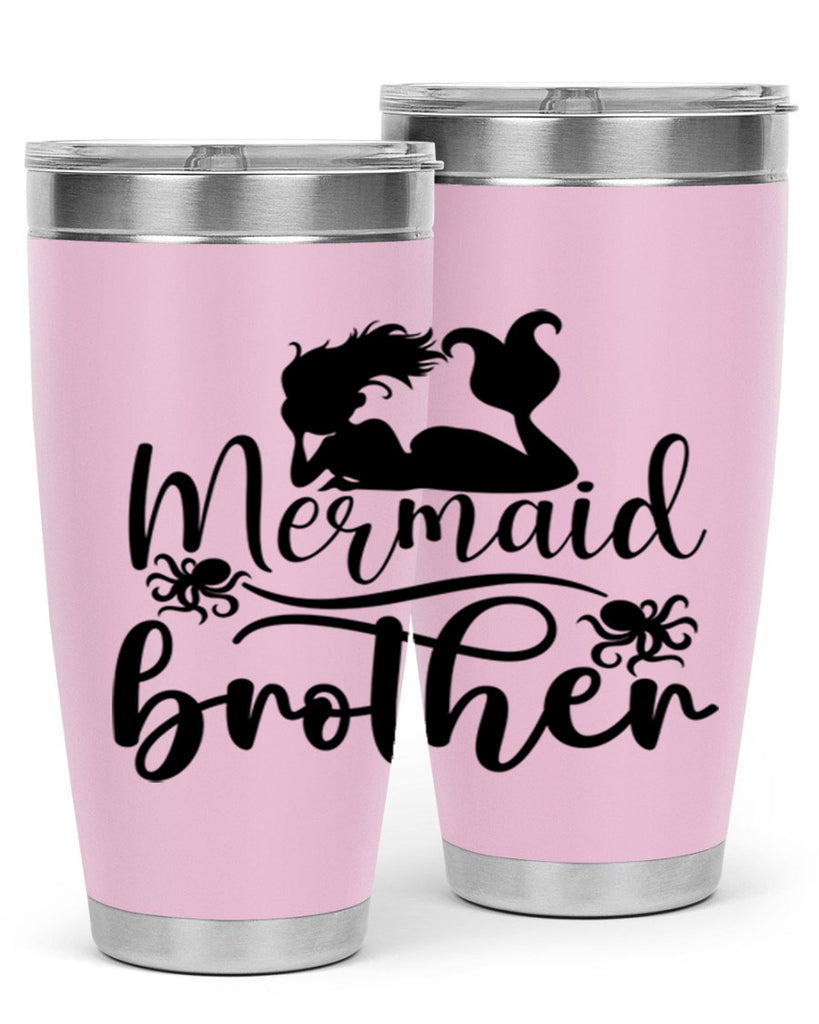 Mermaid Brother 355#- mermaid- Tumbler