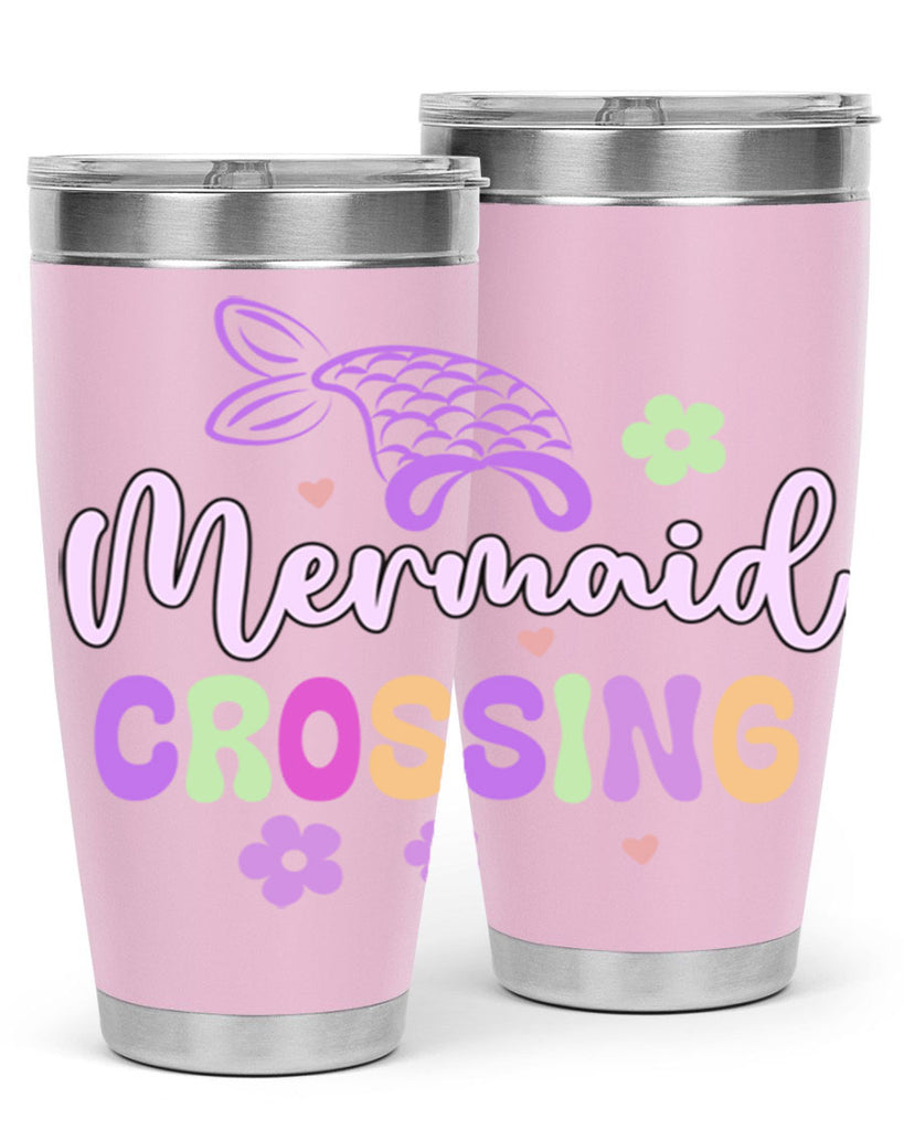 Mermaid Crossing 401#- mermaid- Tumbler
