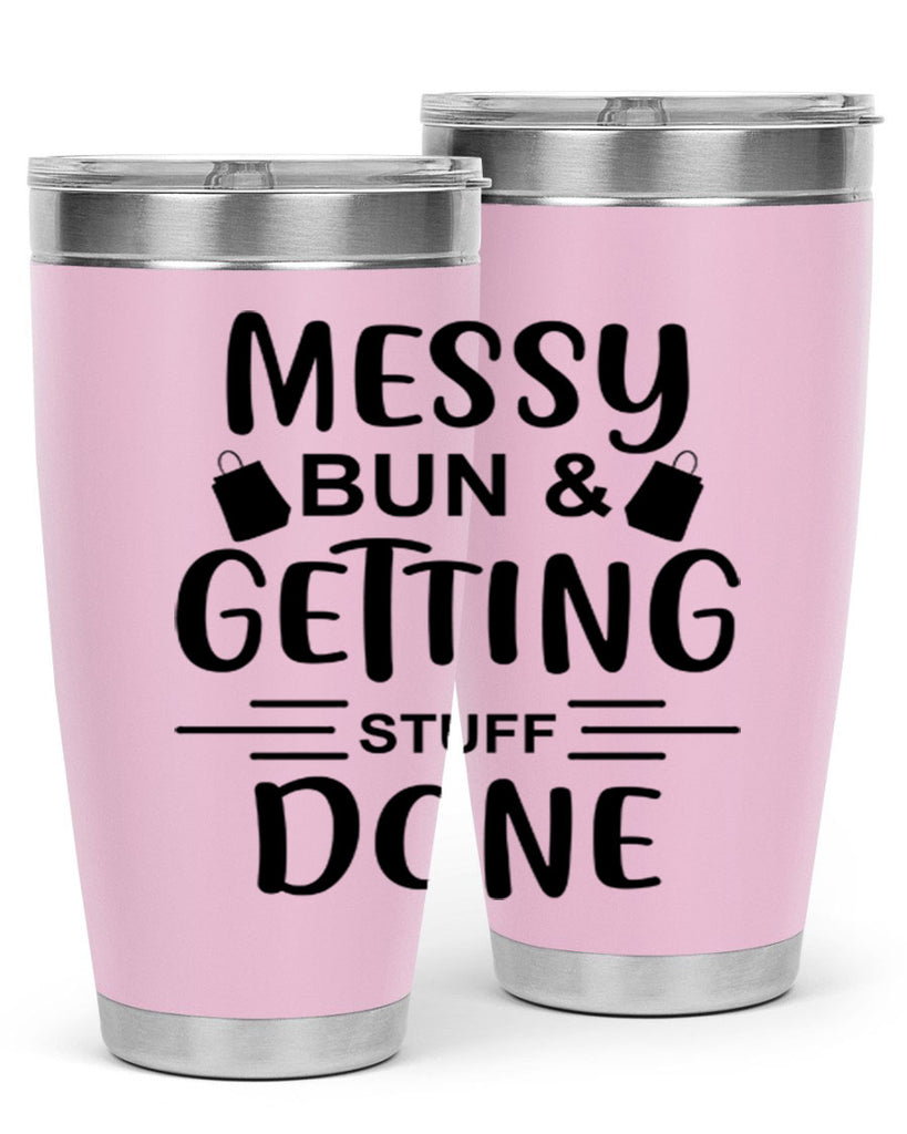 Messy Bun Getting Stuff Done 120#- fashion- Cotton Tank