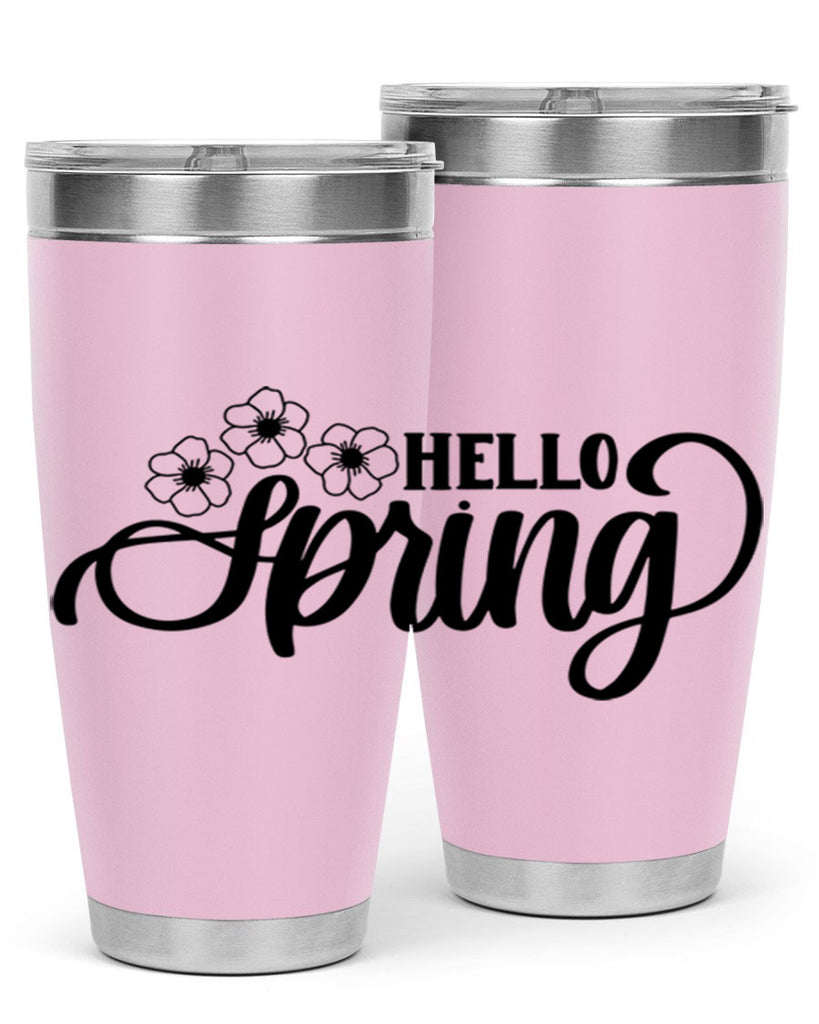 PNG_Hello Spring393#- spring- Tumbler